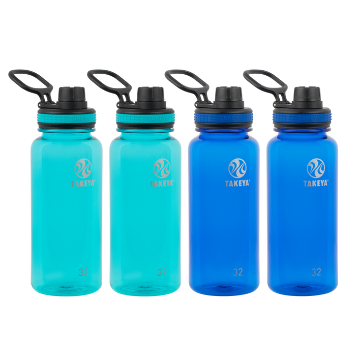 Tritan Water Bottle With Spout Lid (4 Pack) I5