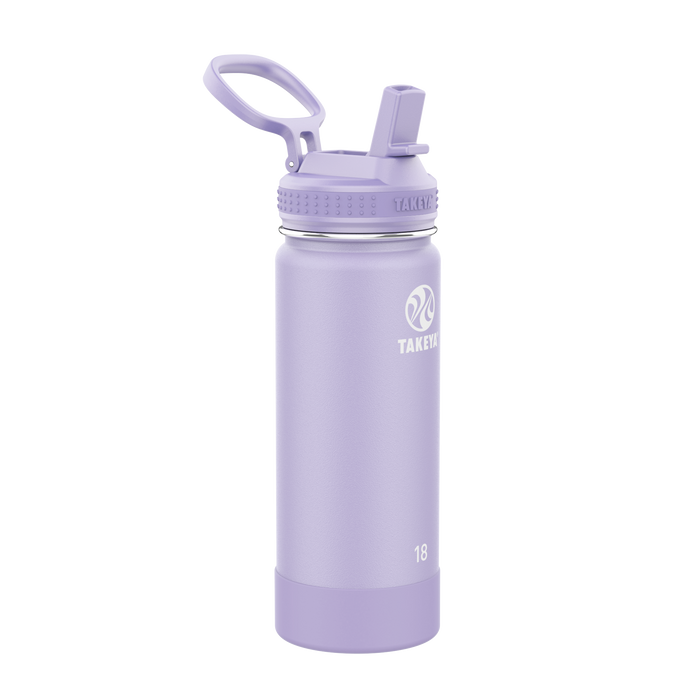 Actives Water Bottle With Straw Lid C2