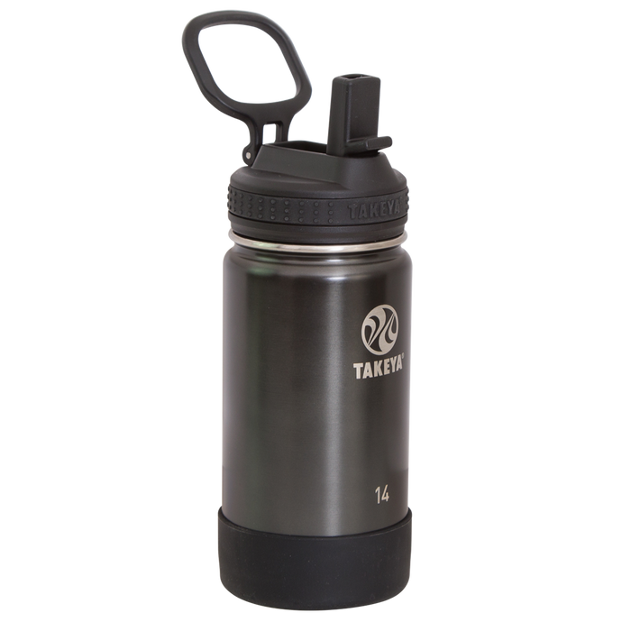 Actives Kids Water Bottle With Straw Lid O7