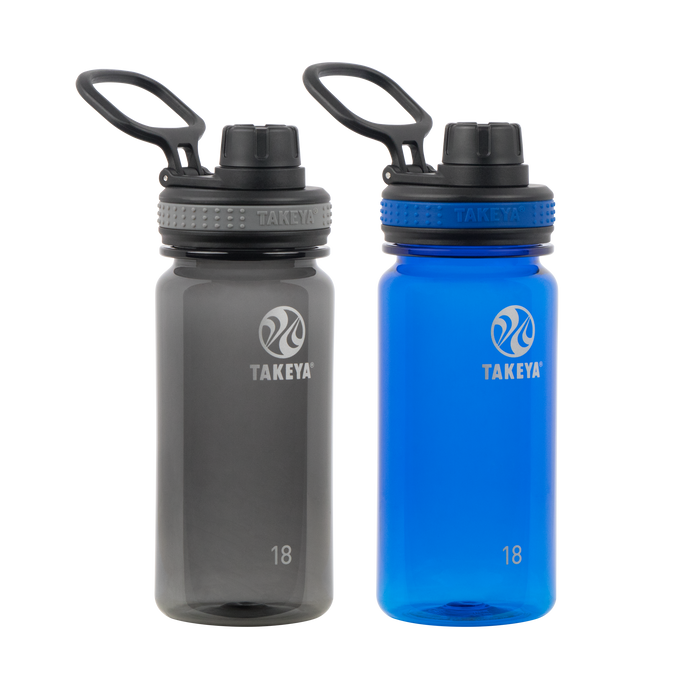 Tritan Water Bottle Bundle With Spout Lid (2 Pack) P5